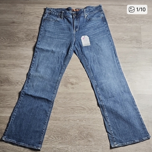 Vigoss Denim - Vigoss Blue Flare Wide Leg Jeans NWOT